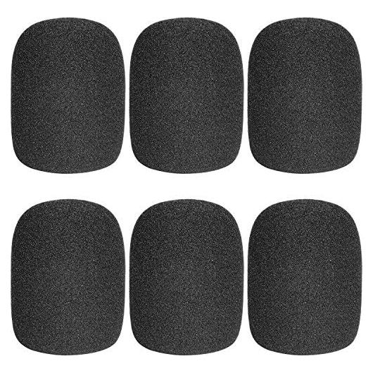 Cubiertas de Micrófono de Espuma ChromLives Paquete de 6