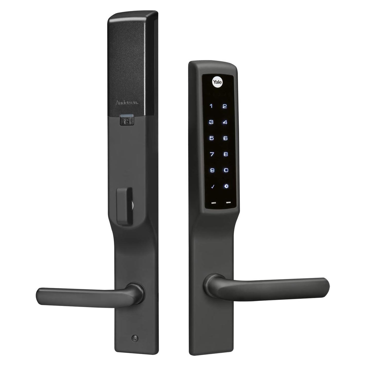 Cerradura Yale Assure Lock para Puertas de Patio Andersen, Negra