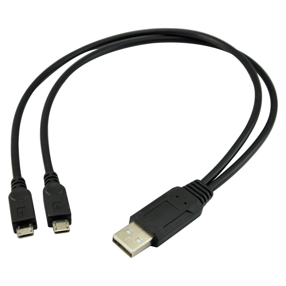Cable divisor 2-en-1 USB a micro USB UCEC - Carga 2 dispositivos