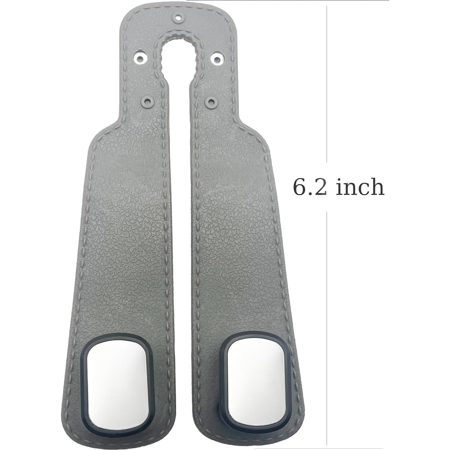 Ganchos Doble para Reposacabezas DEIHAALEN - 2 Pcs Negro