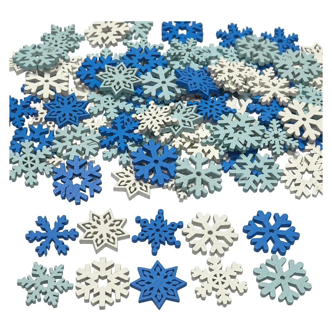 Botones de Madera Chenkou Craft 100pcs Mezcla Colores 25mm