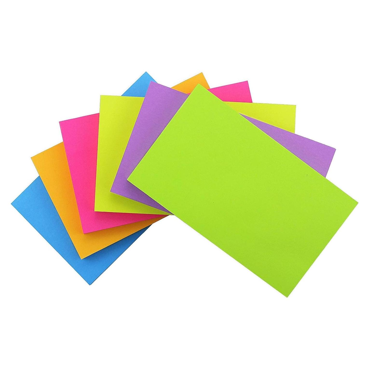 Notas Adhesivas Early Buy 7.6 x 12.7 cm, 6 Blocs de 70 Hojas