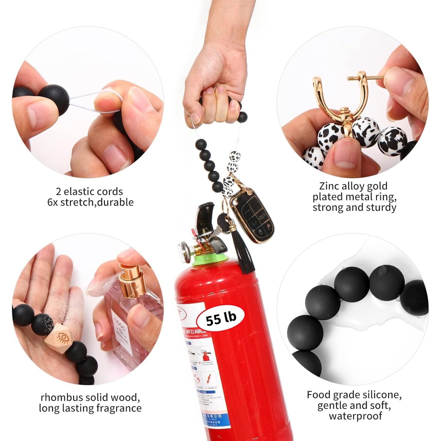 Cubierta de Llave TPU Anti-Huellas Jeep y Llavero 2 en 1