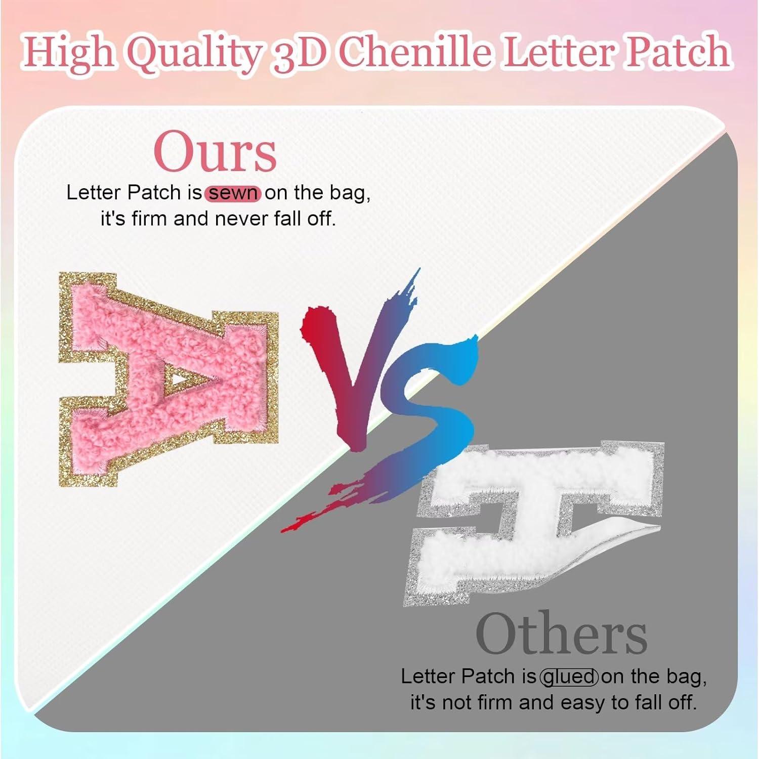 Neceser de Maquillaje Personalizado HENGNI Cuero PU Blanco Rosa