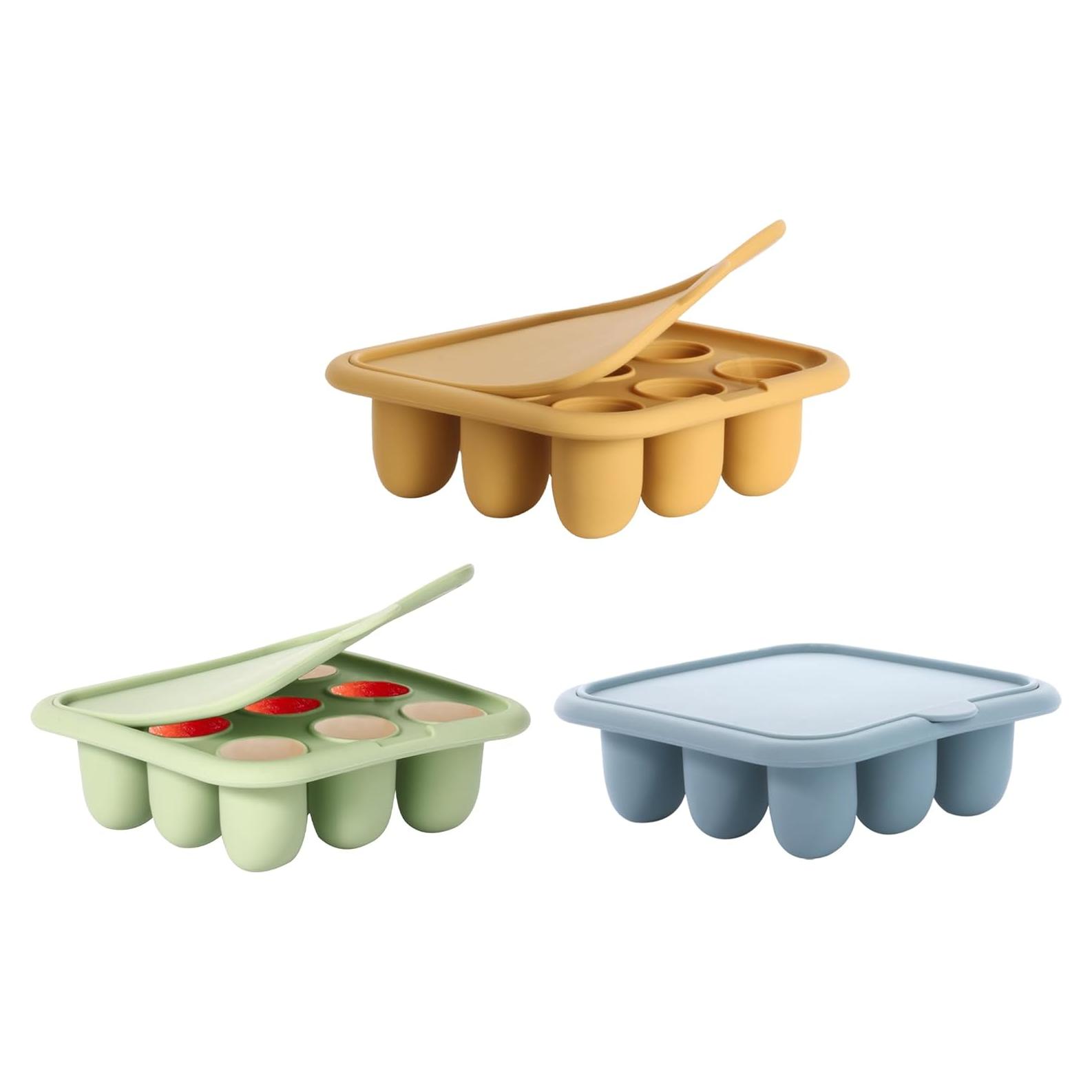 Bandeja de Congelación de Silicona WAJIAYON para Bebés - Azul