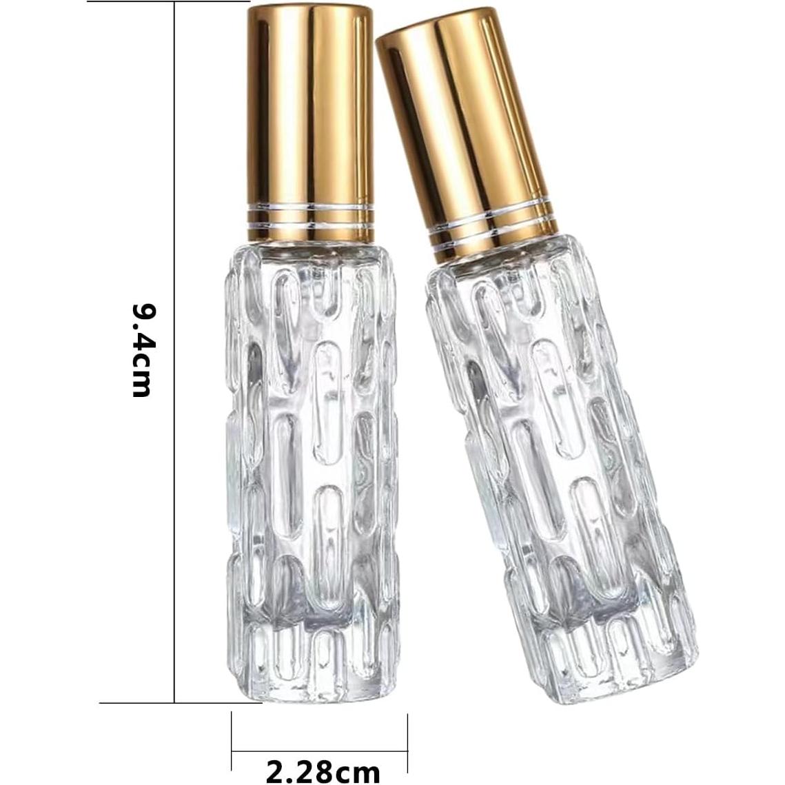 8 Botellas de Spray de Perfume AGENIZ 15ml Vidrio Recargables