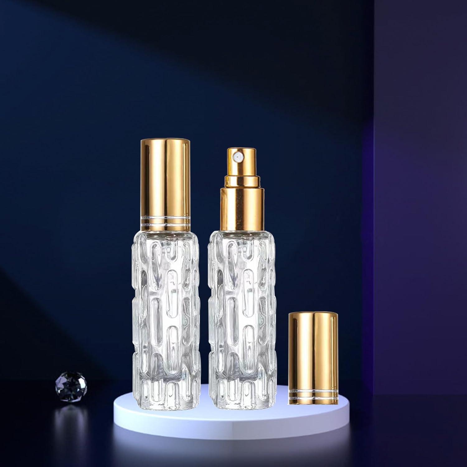 8 Botellas de Spray de Perfume AGENIZ 15ml Vidrio Recargables