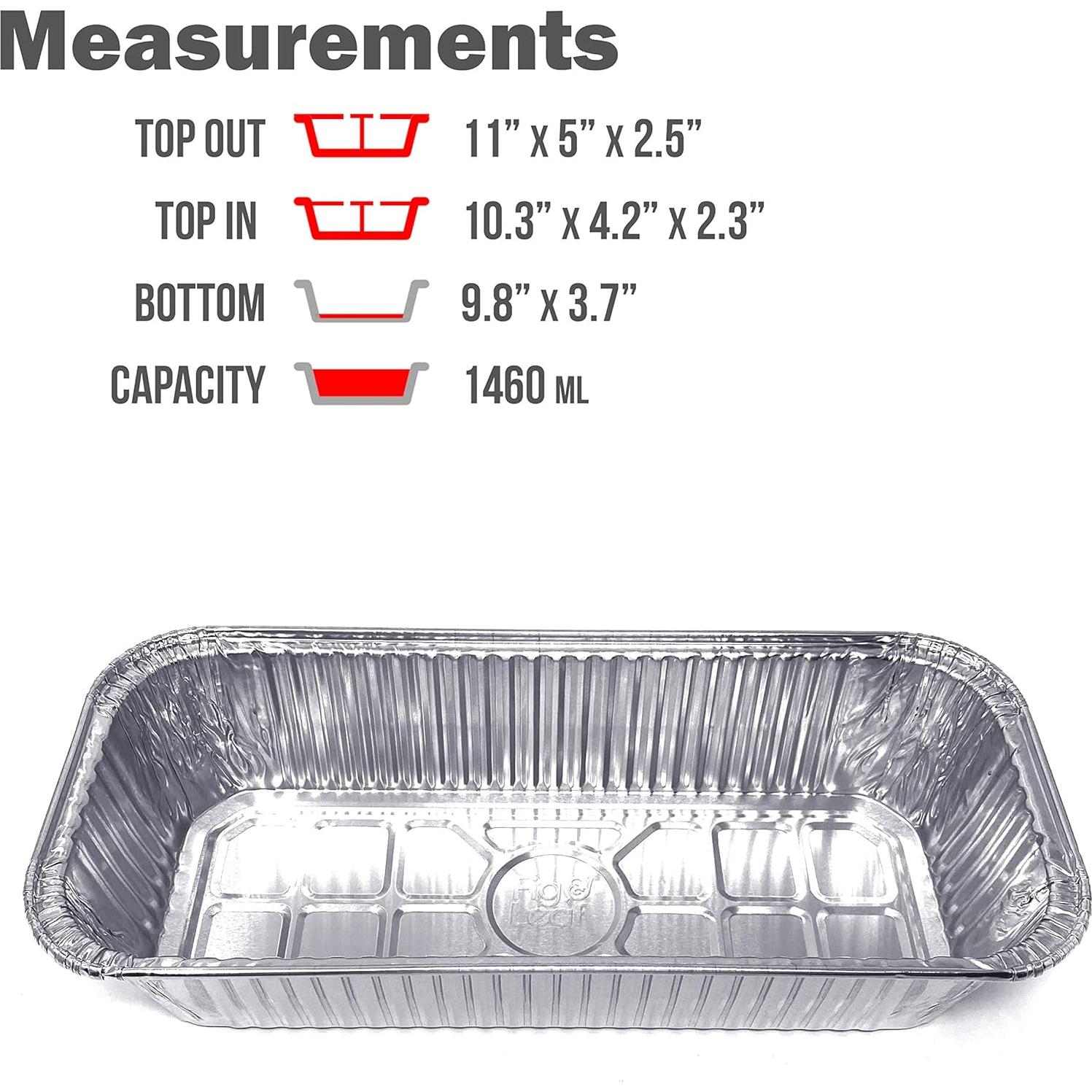 35 Bandejas de Goteo Aluminio Fig & Leaf para Parrillas Weber
