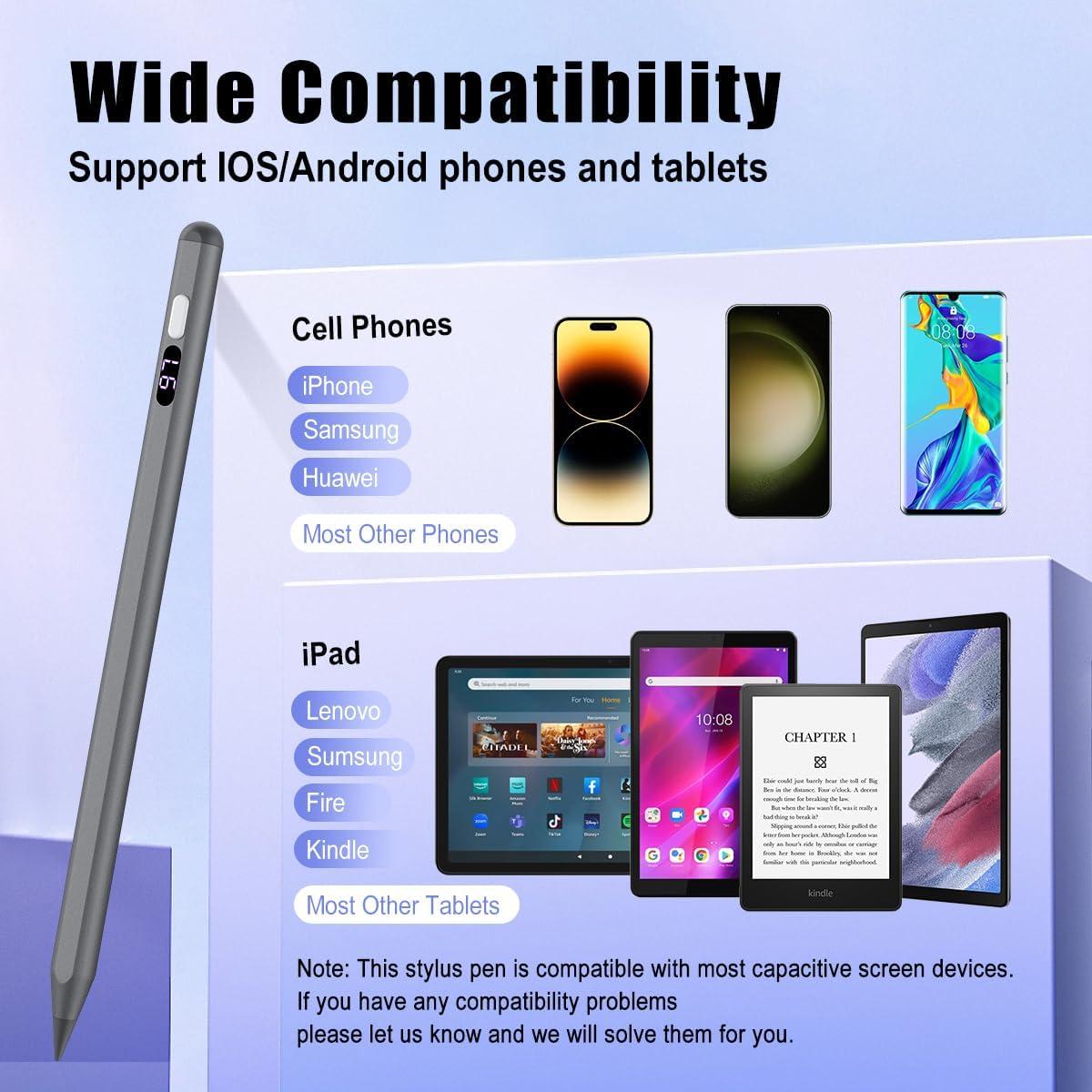 Lápiz Estilográfico TiMOVO para Pantallas Táctiles - Gris