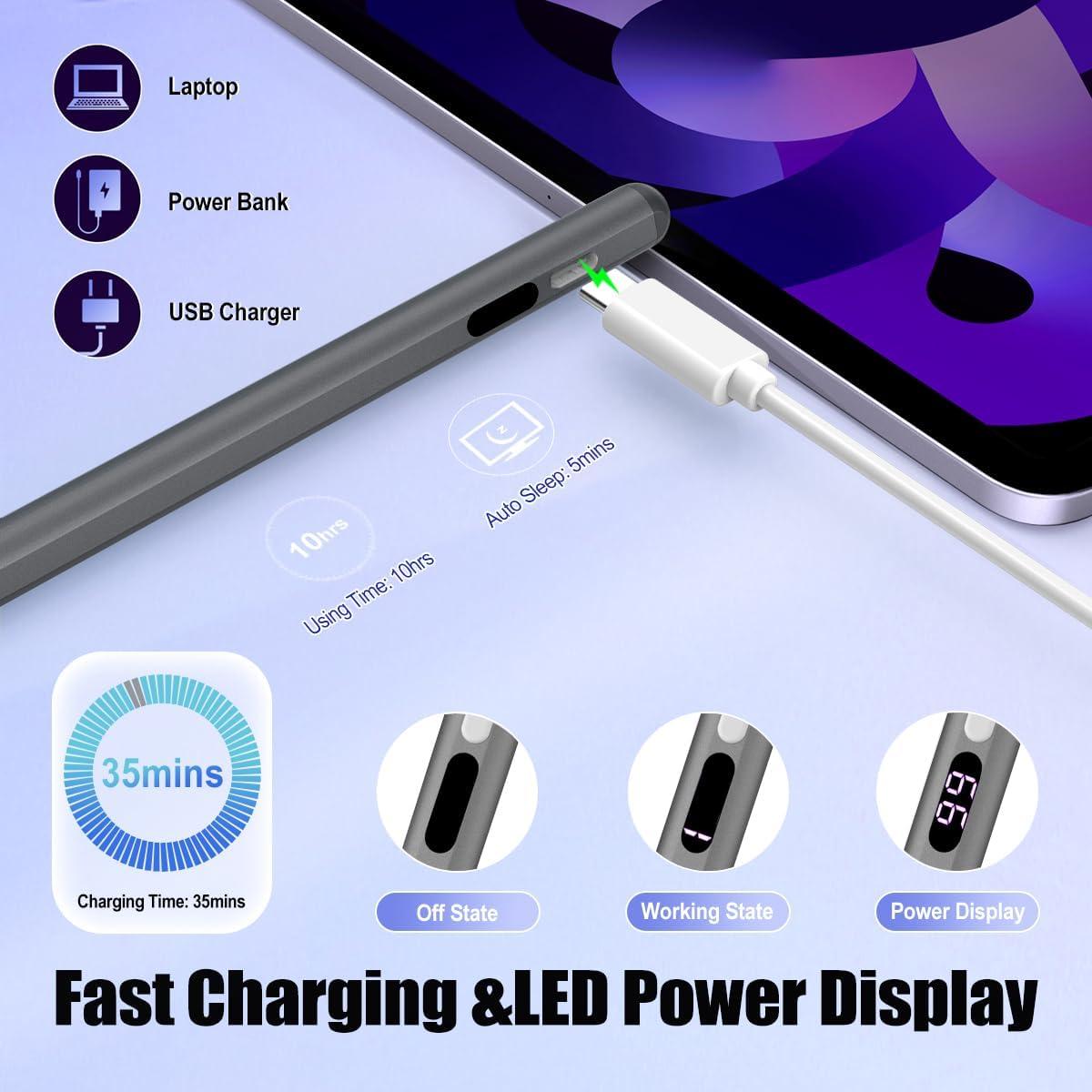 Lápiz Estilográfico TiMOVO para Pantallas Táctiles - Gris