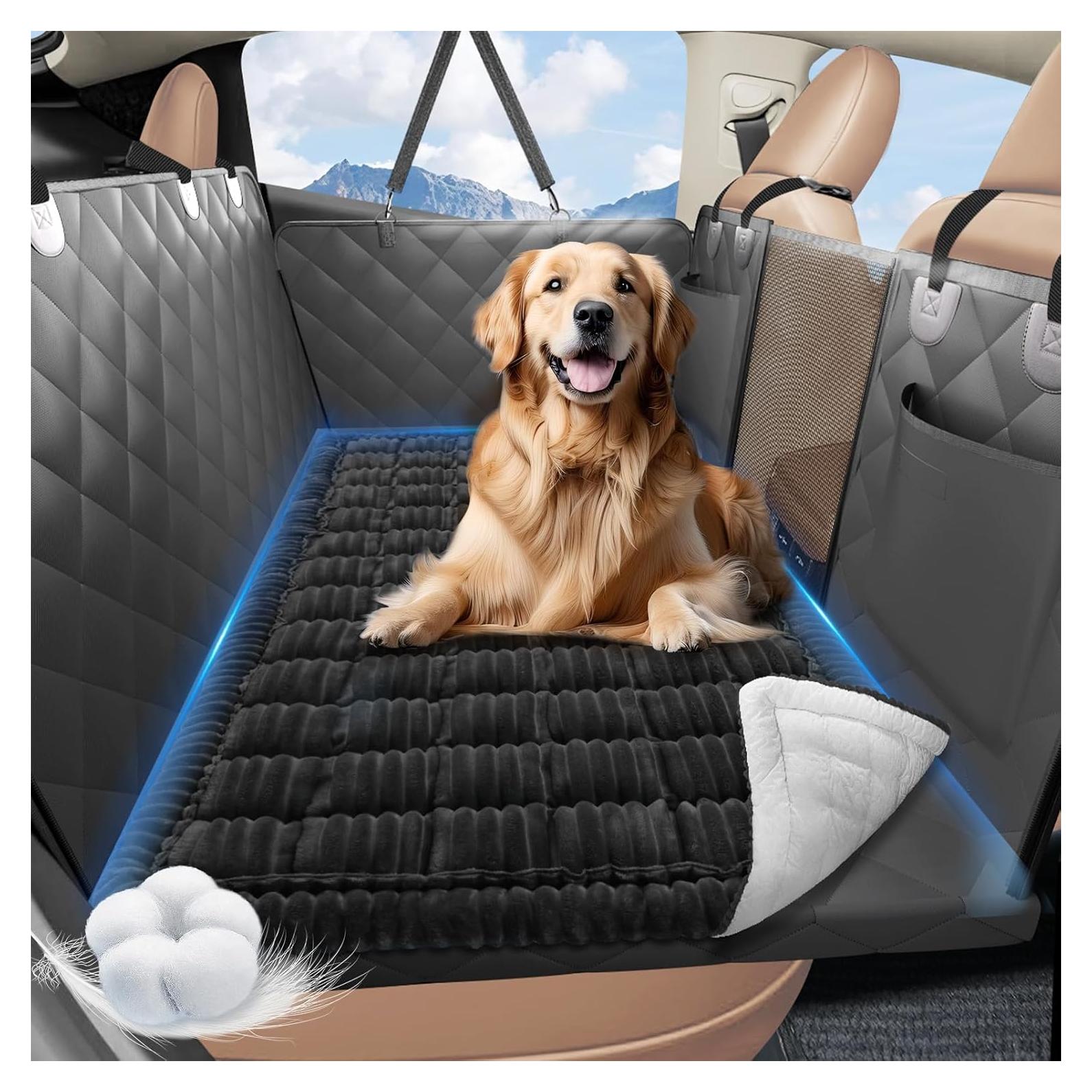 Cama para Perros ROUWINNE Antideslizante 129.5x59.7cm Negra