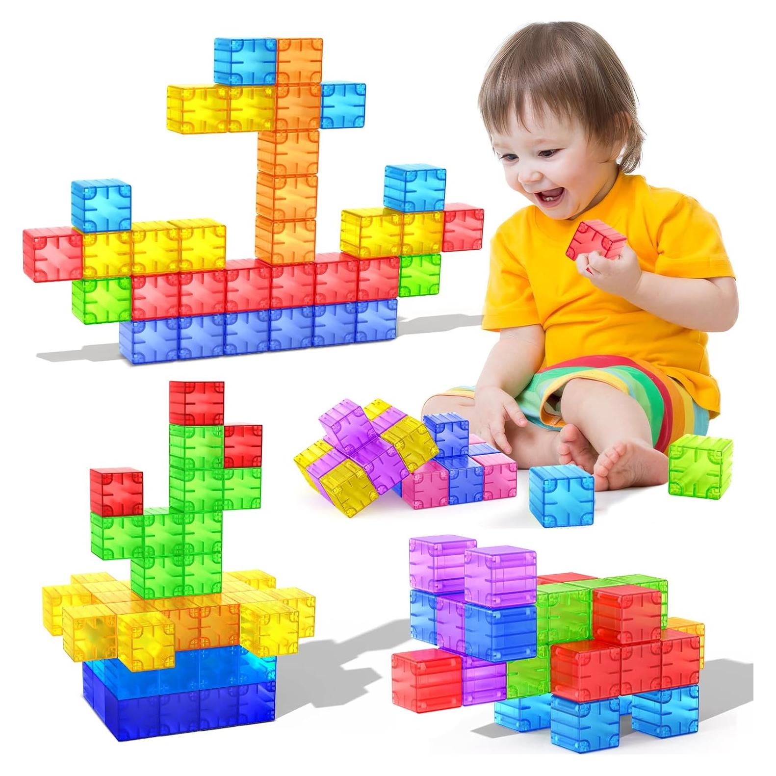 Bloques Magnéticos Feoxialy 32 Piezas para Niños 1-10 Años