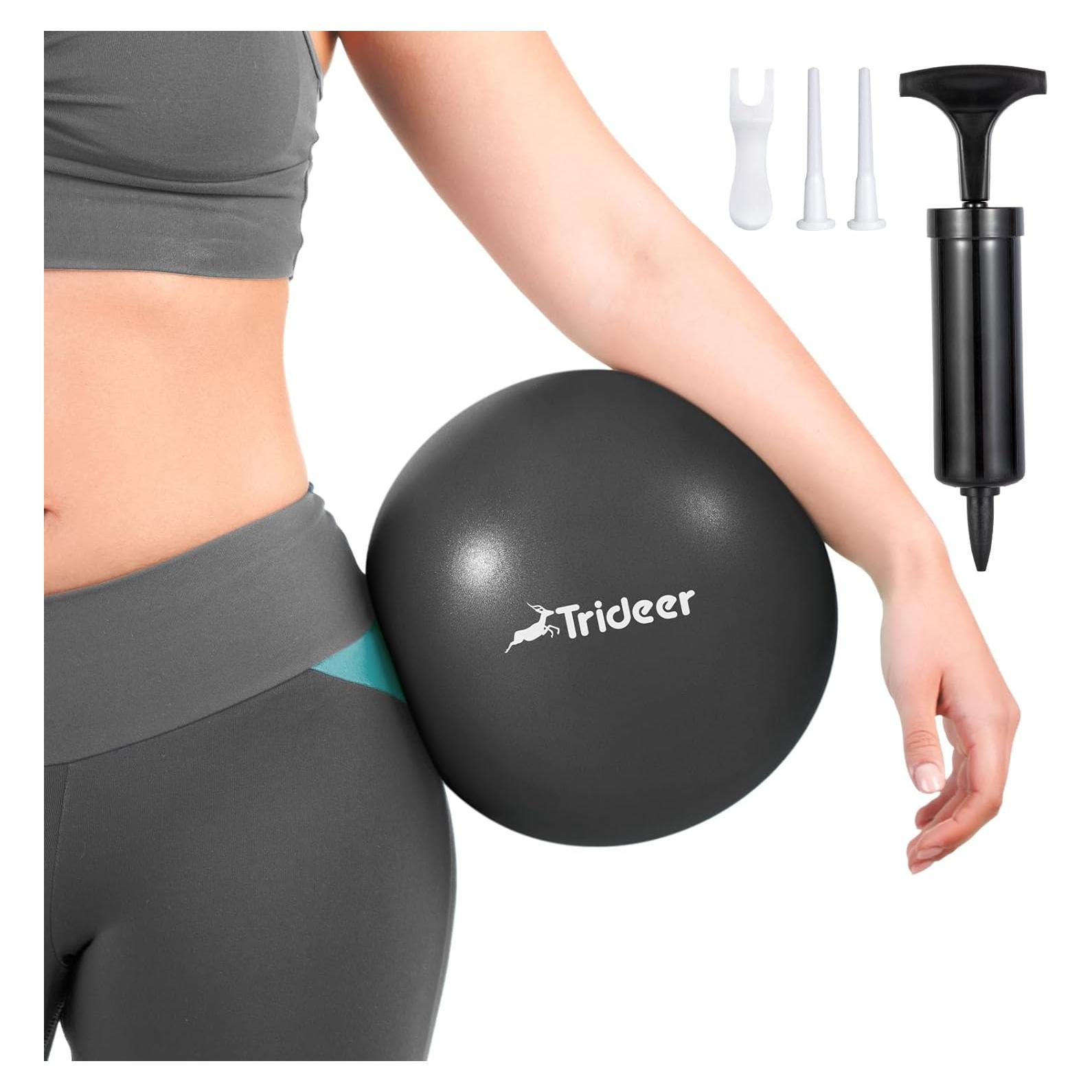 Bola de Pilates Trideer 22.86 cm Antiburst para Yoga y Ejercicio