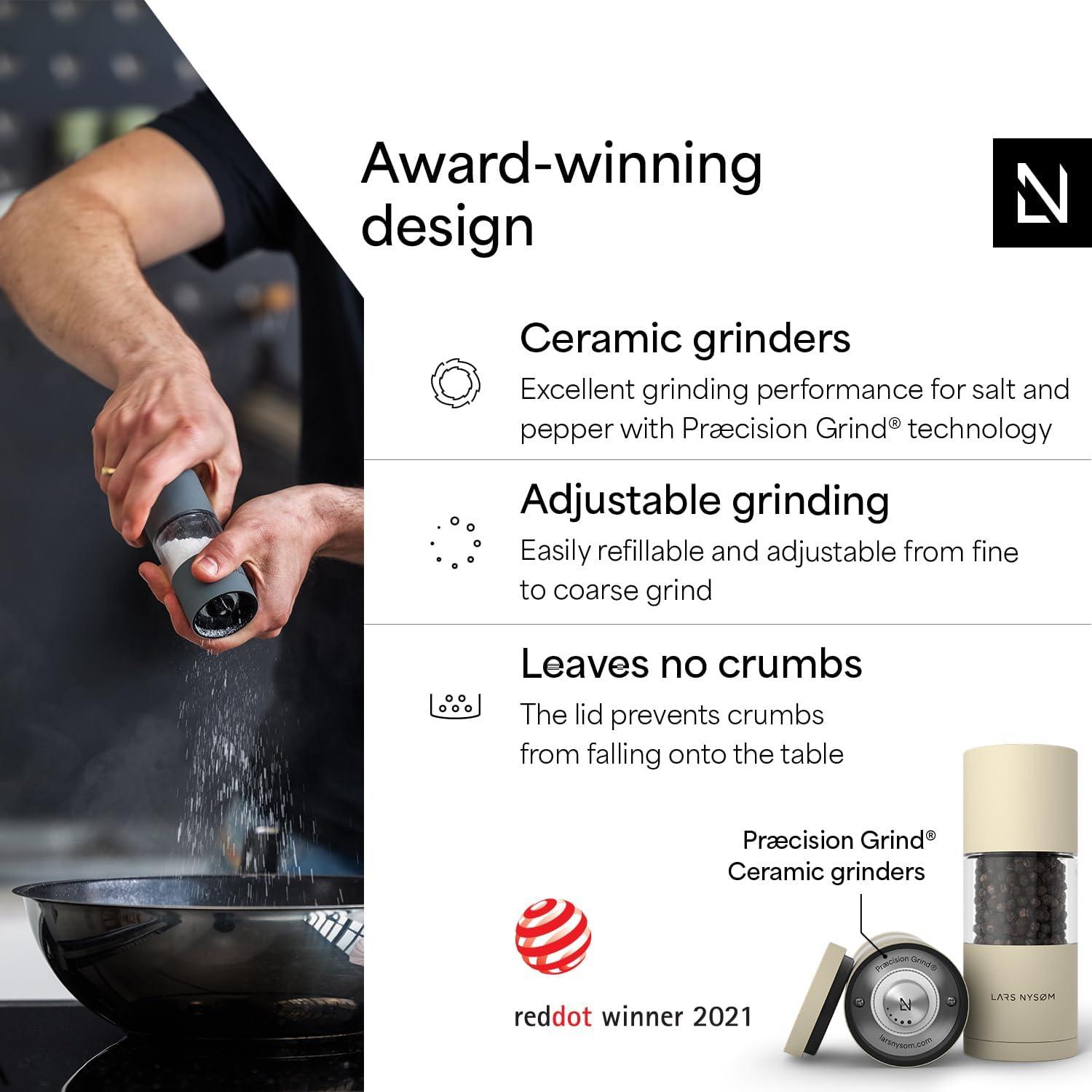 Juego de Molinillos de Sal y Pimienta LARS NYSØM 2 Piezas