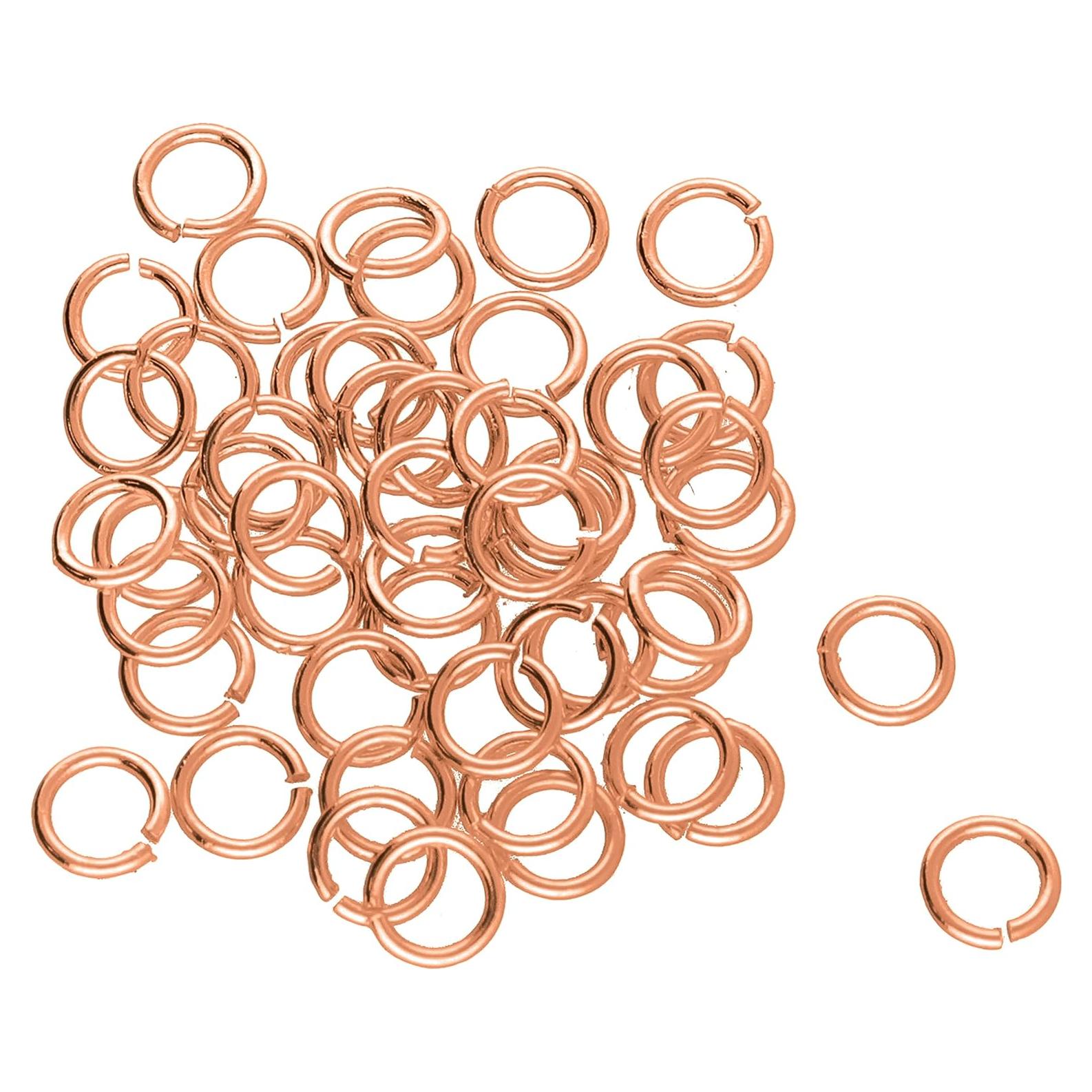 Anillas Abiertas The Beadsmith 4mm Cobre 144 Piezas 22 Gauge