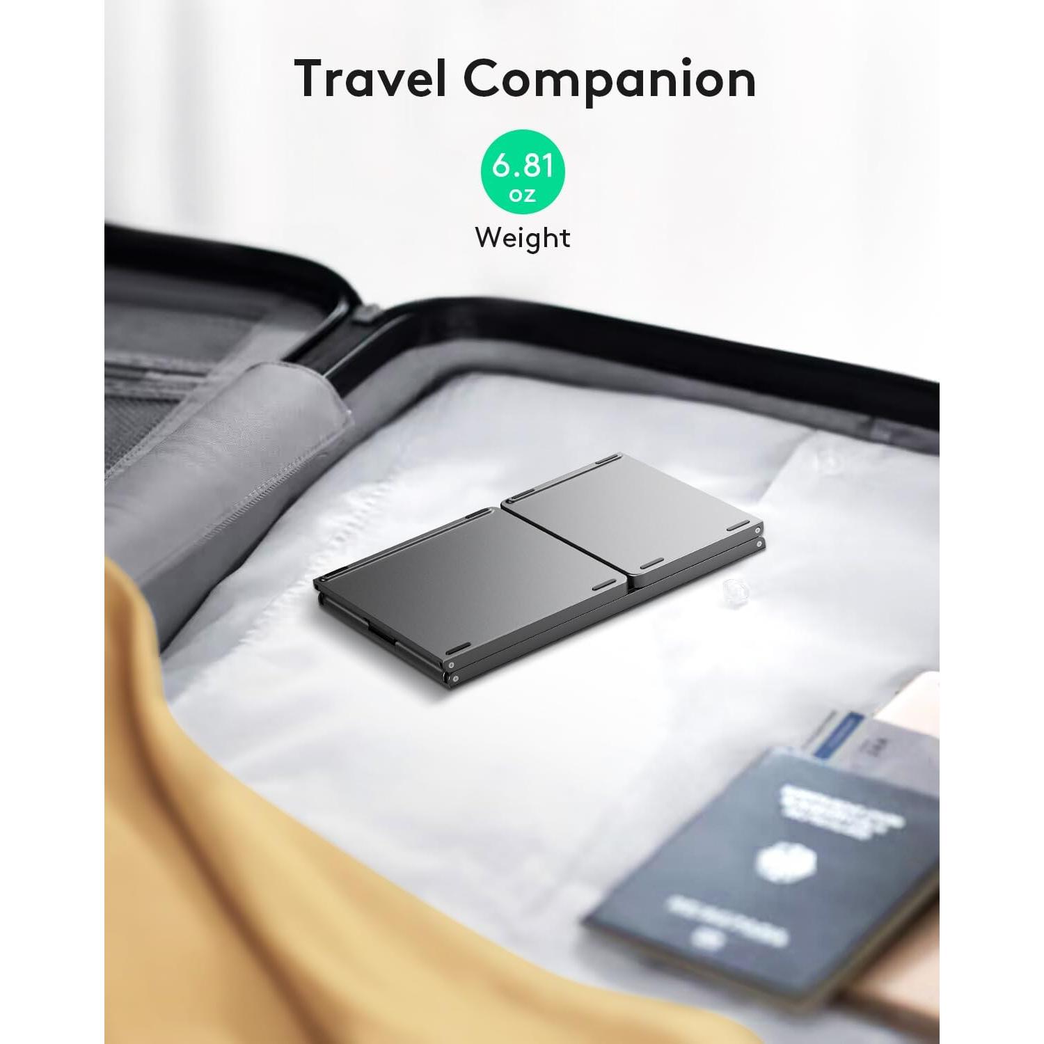 Teclado Bluetooth Plegable Samsers con Touchpad y Soporte