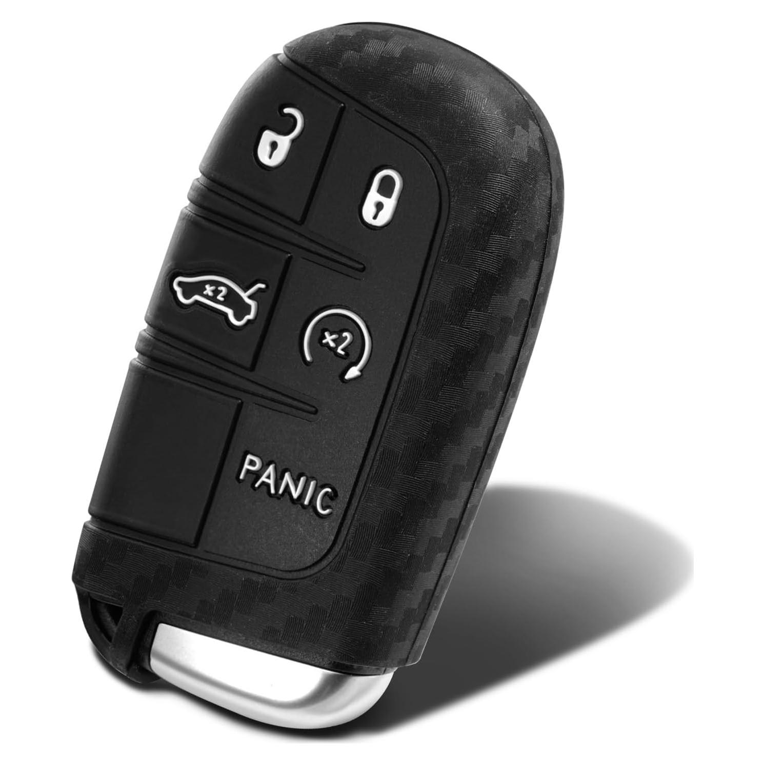 Funda de Llave Antideslizante para Chrysler y Dodge 5 Botones
