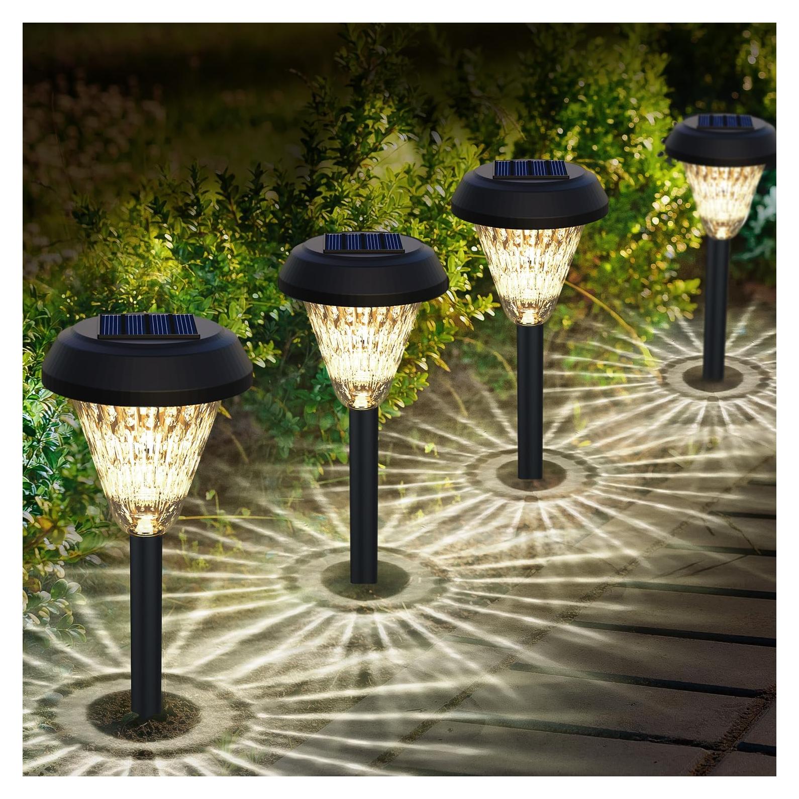 Luces Solares Pearlstar 16" para Jardín - Paquete de 8