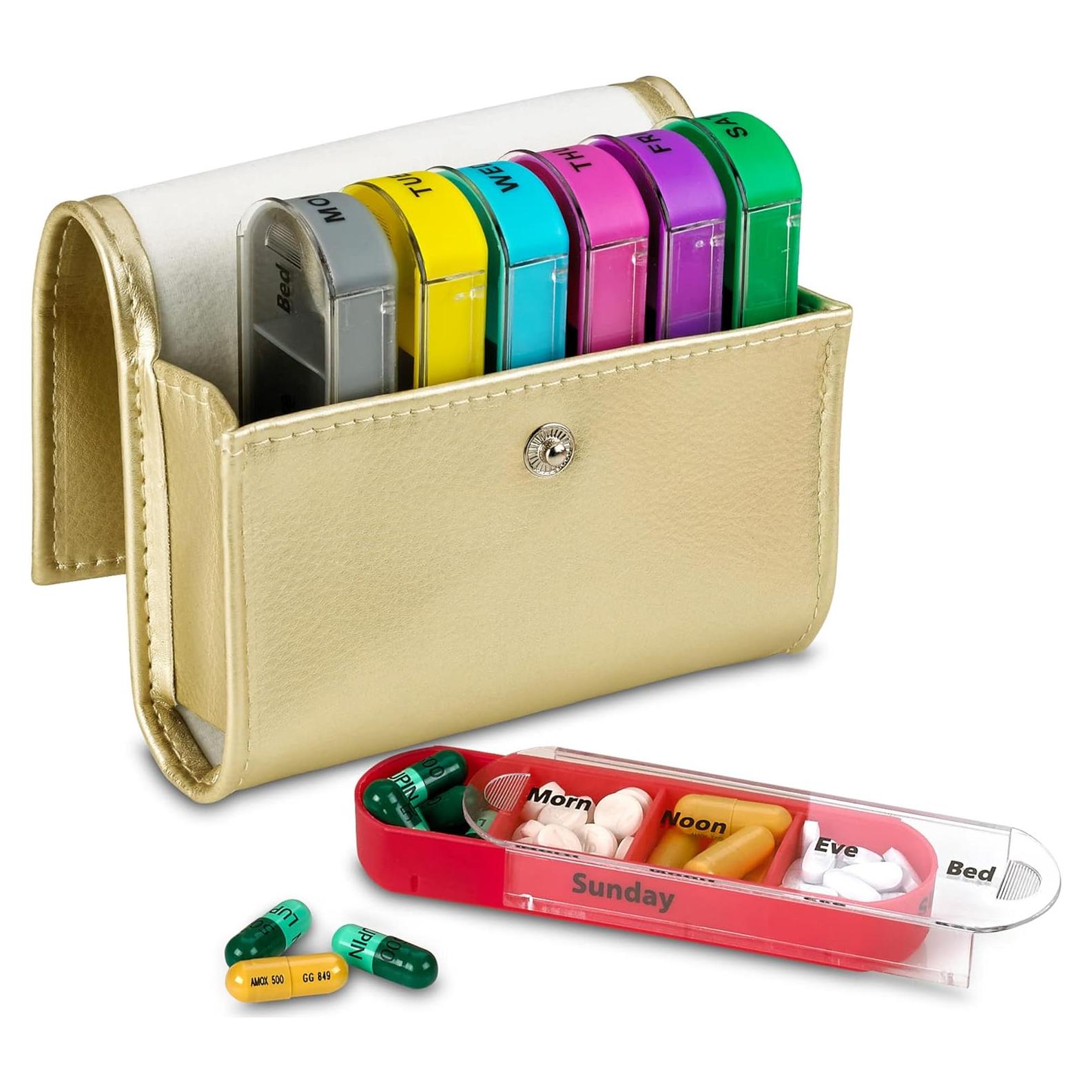 Organizador Semanal de Pastillas MEDca - 7 Días, 4 Tiempos al Día