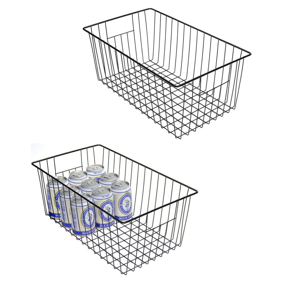 Organizadores de Alambre para Congelador Y.Z.Bros - Negro, Juego de 2