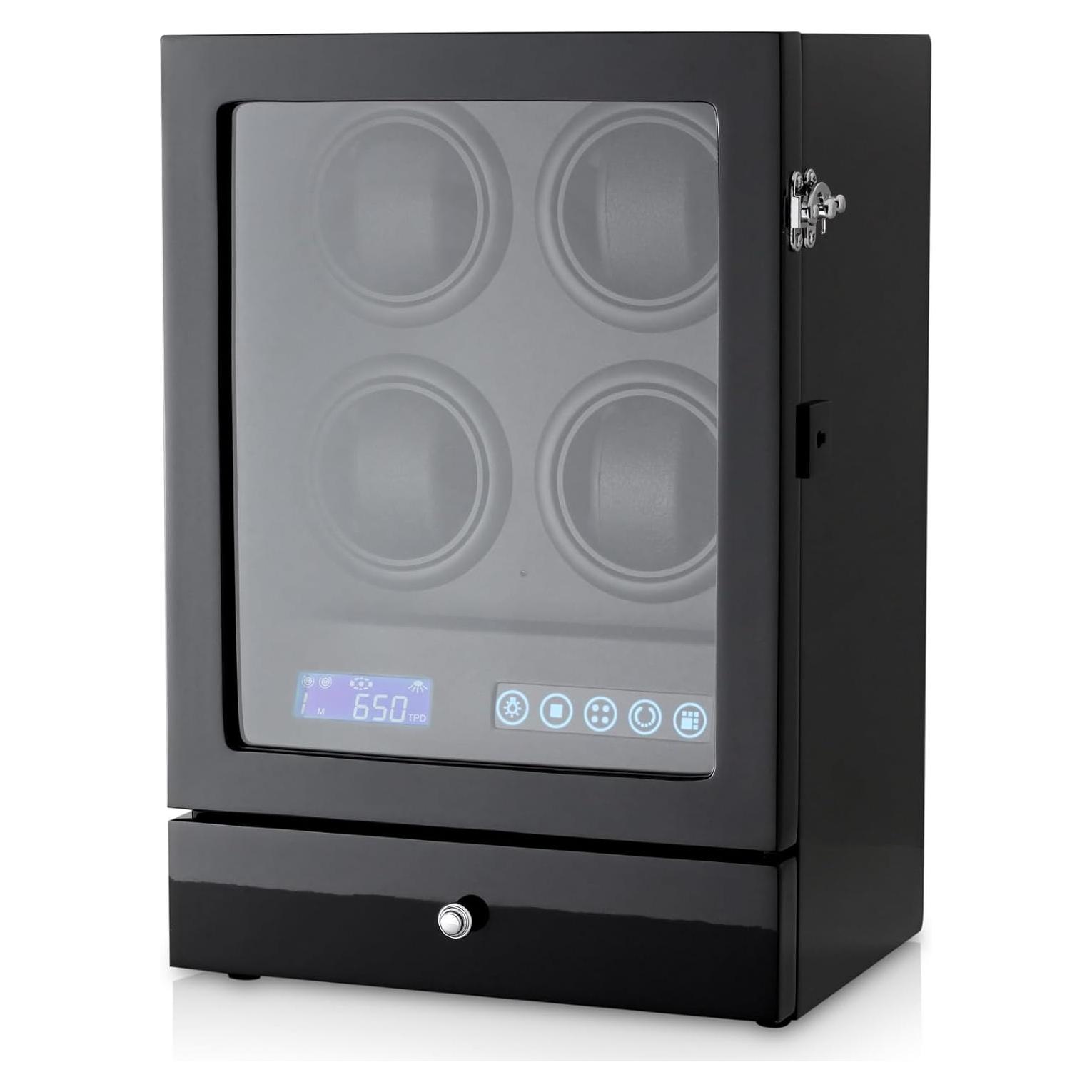 Enrollador de Reloj Automático Leader S204 con Luz LED y Control Táctil