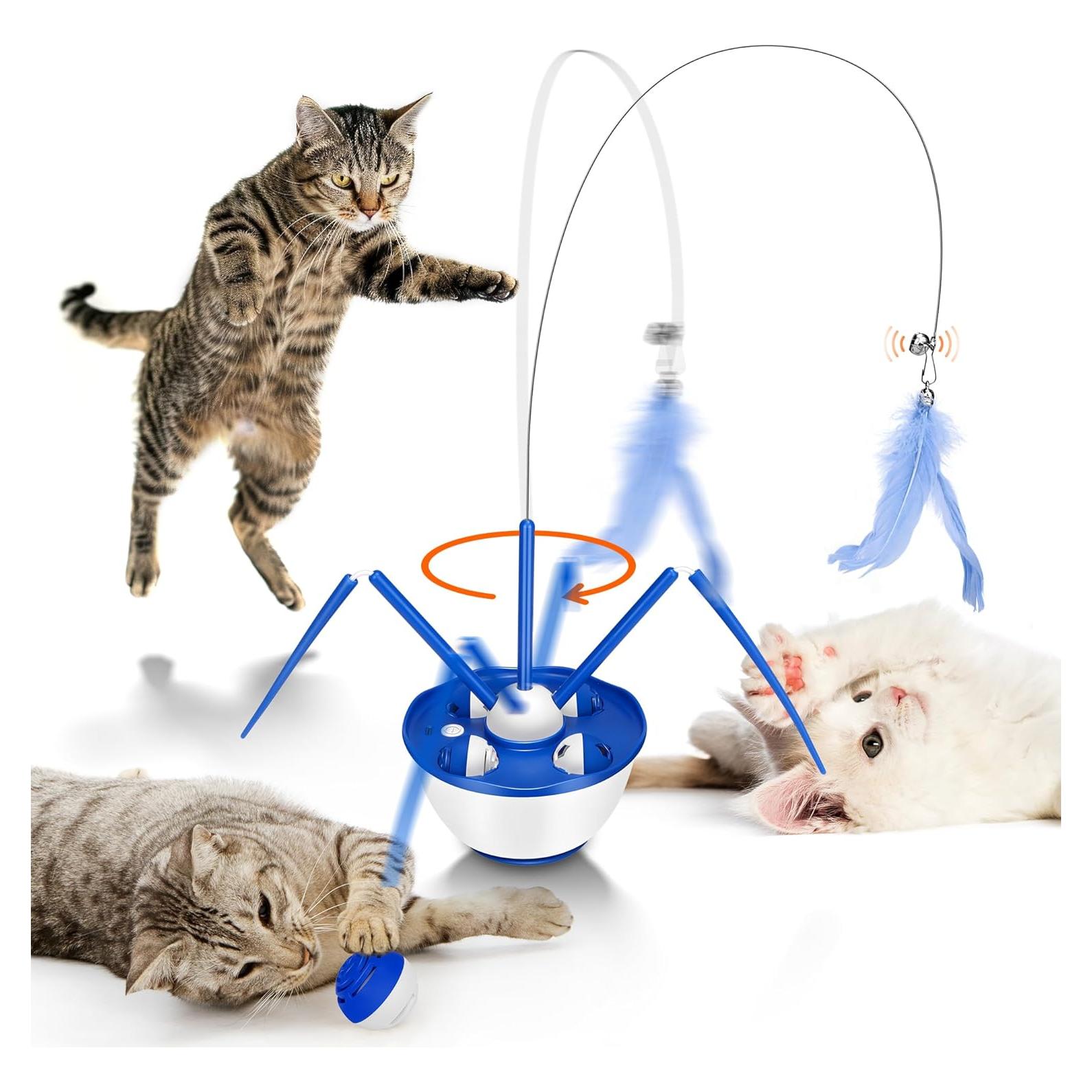 Juguete Interactivo para Gatos Pawingcat 7 en 1 Recargable USB