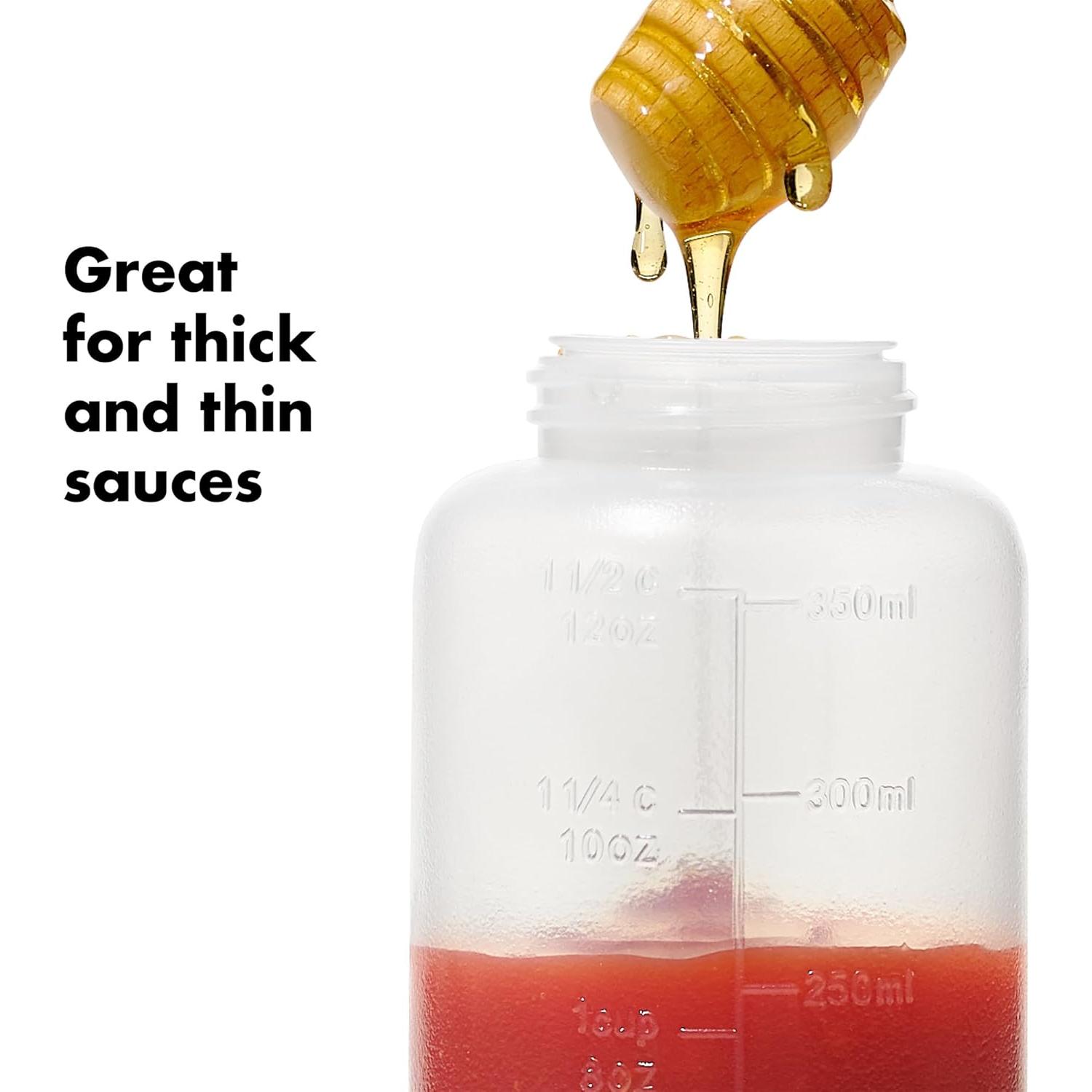 Botella de Basting OXO Good Grips 355 mL Transparente