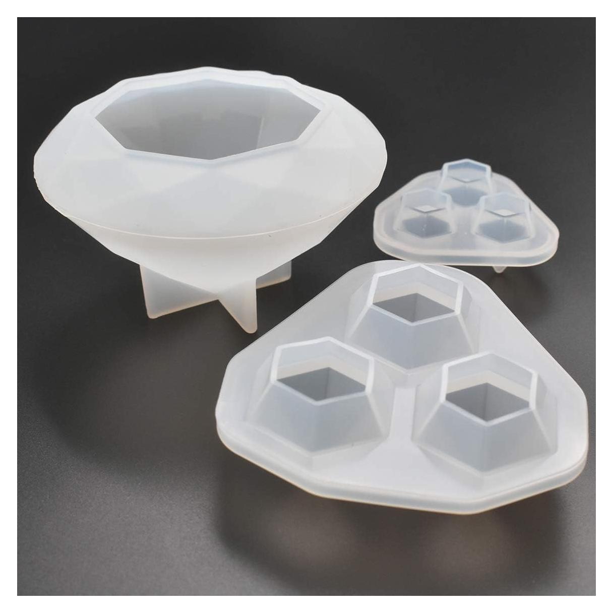 Kit de Moldes de Silicona para Diamantes QTTLLI - 3 Estilos