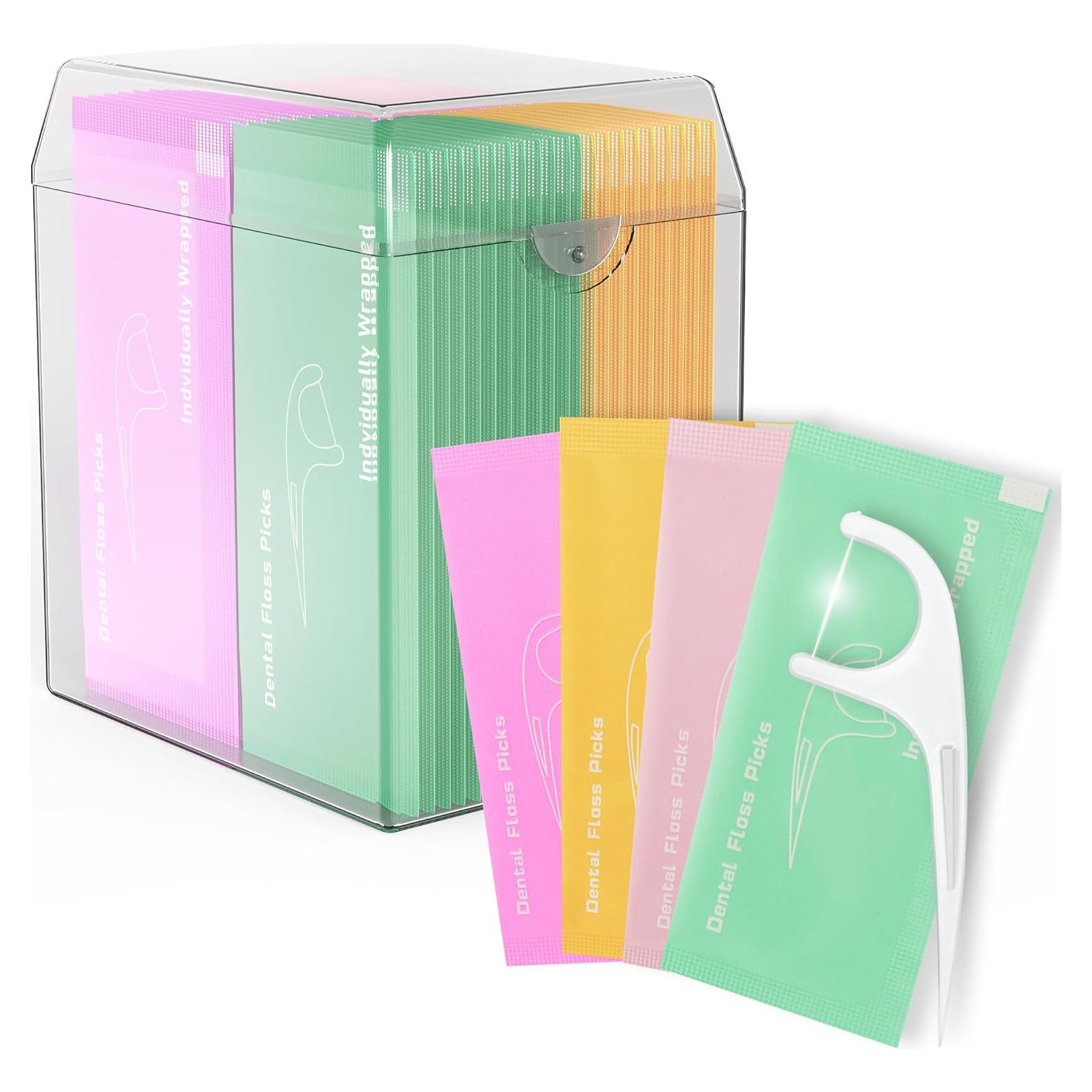 Palillos de Hilo Dental JGB Envuelto Individualmente 52 Unidades