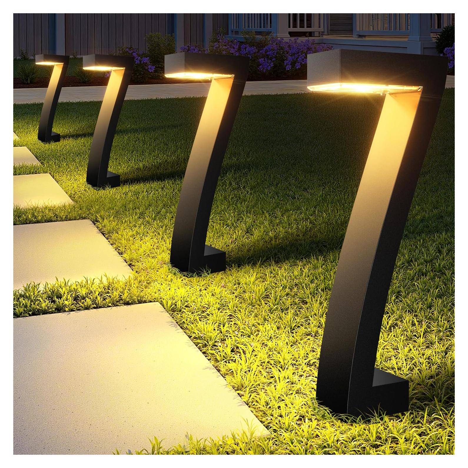 Luces Solares WdtPro LED para Jardín IP65, Paquete de 2