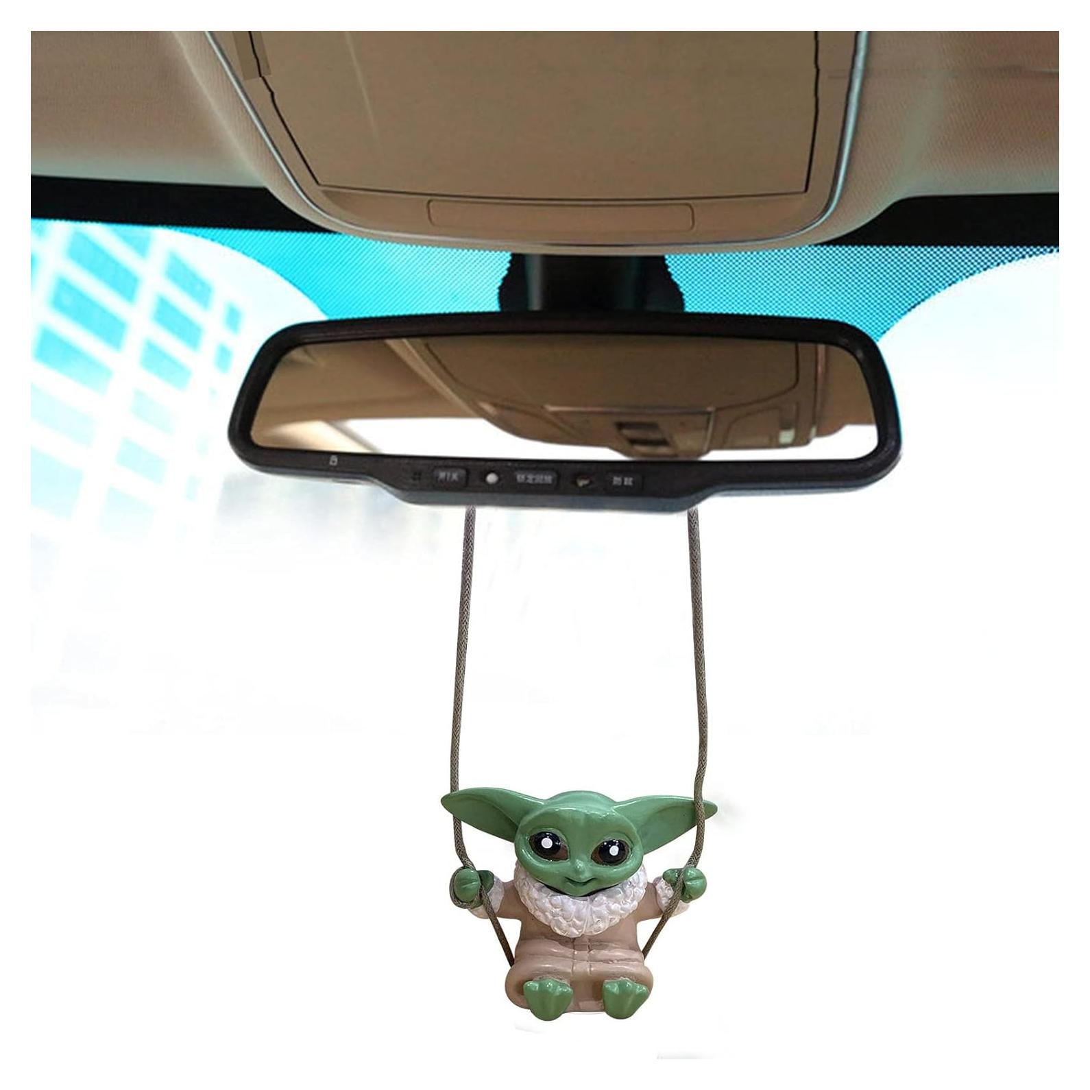 Colgante Decorativo para Espejo de Auto Alwoligag Yoda-C