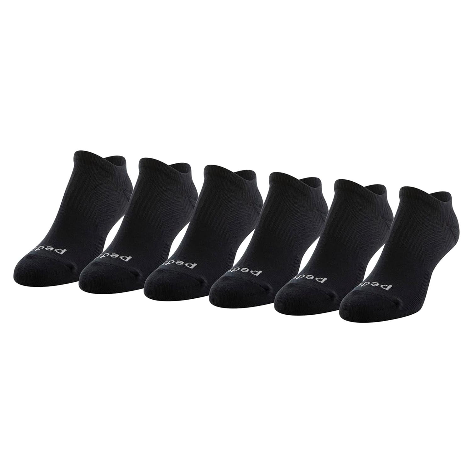 Calcetines de corte bajo Peds para mujer con soporte arco X-Wrap - 6 pares