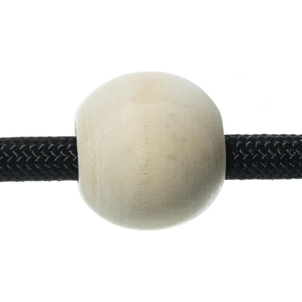 Perlas de Madera Natural Paracord Planet 25 mm - Paquete de 50