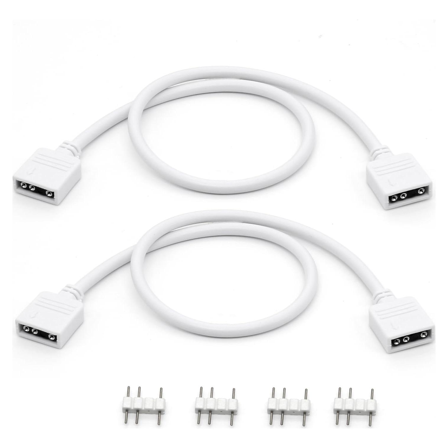 Cables de Extensión ARGB 5V 3 Pines Hembra a Hembra Jstincal 30 cm