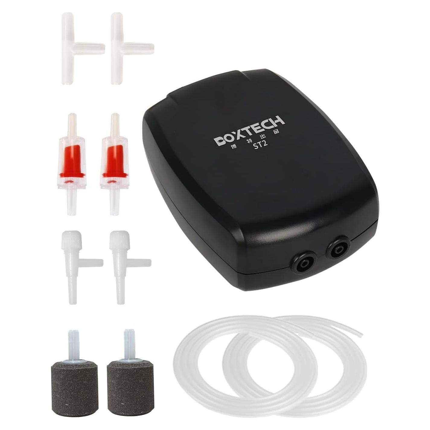 Bomba de Aire para Acuario UPETTOOLS Doble Salida 605L