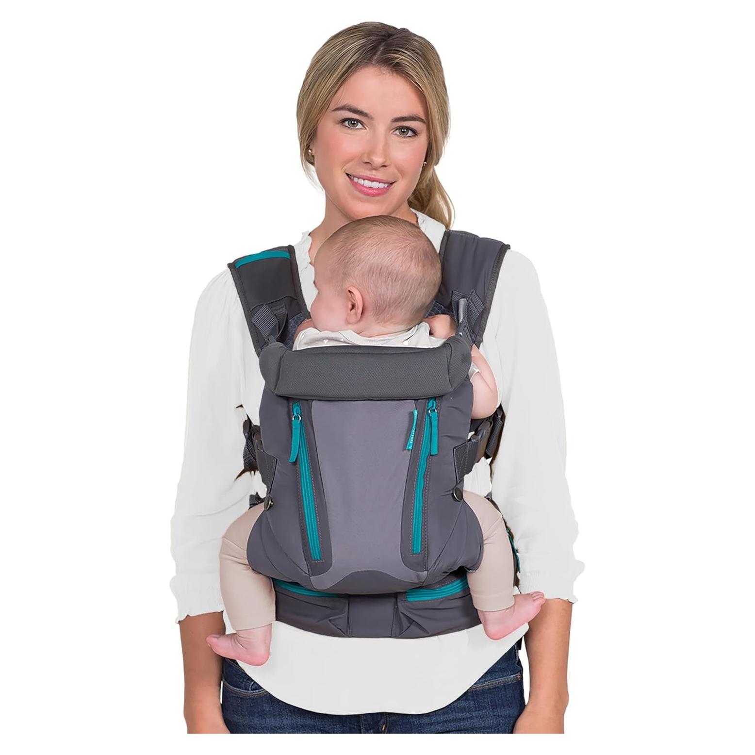 Transportador Ergonómico Infantino Carry On Gris 3.6-18 kg