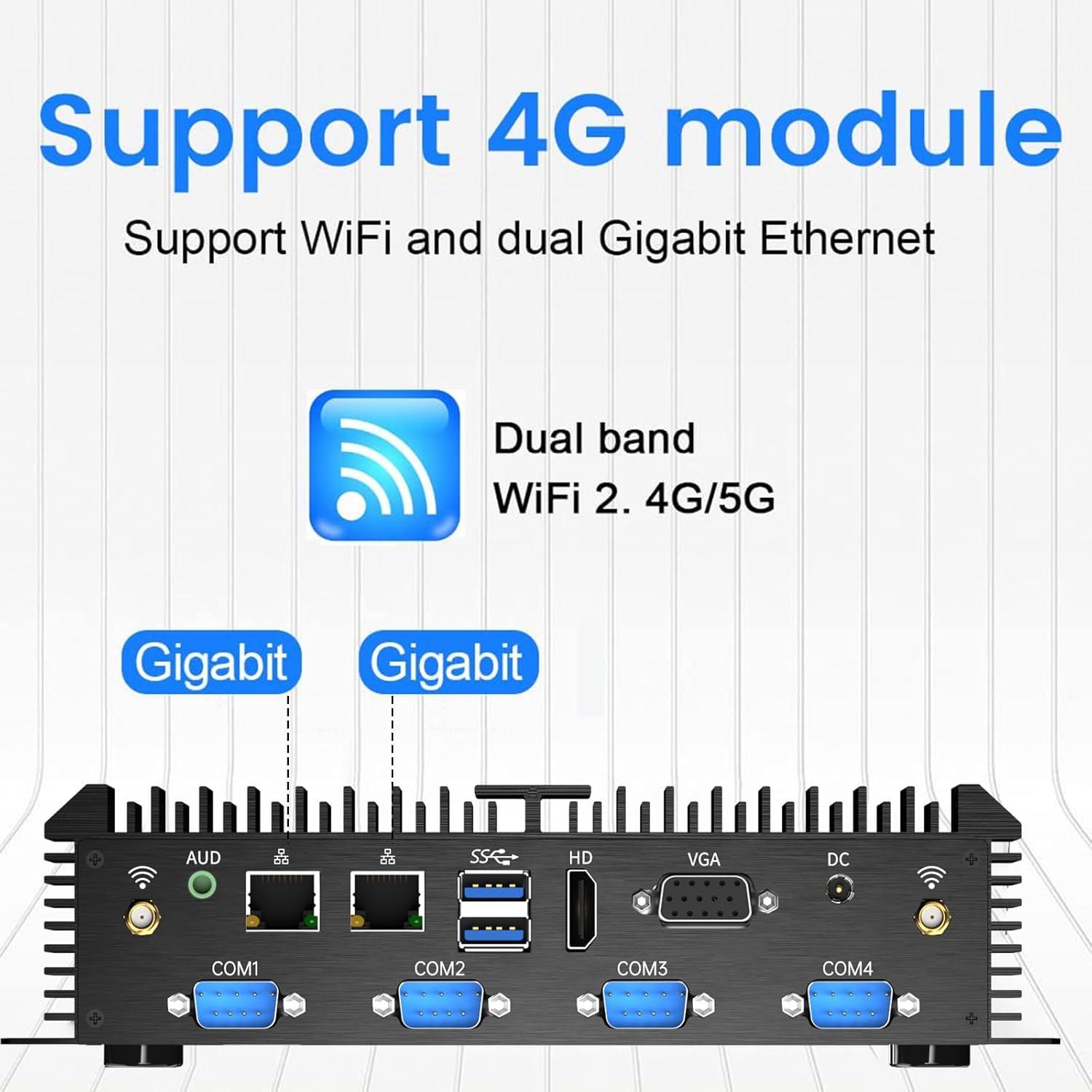 PC Mini Industrial Kinupute MKG600 i7 16GB RAM 512GB SSD