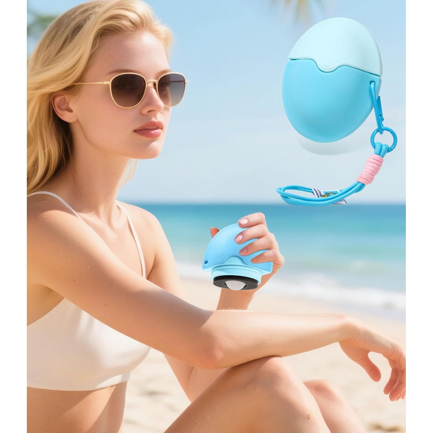 Aplicador de Protector Solar Searuodio 55 ml Azul - Viaje