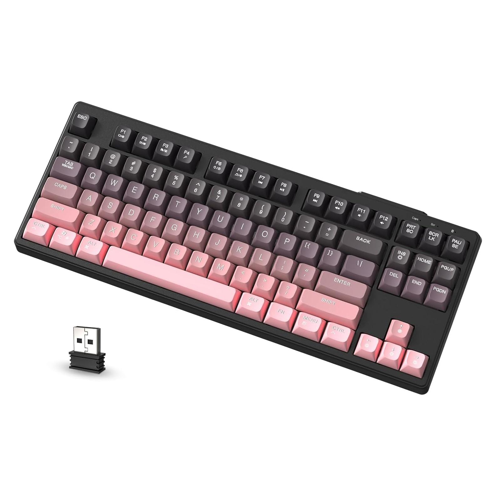 Teclado Gaming Inalámbrico ATTACK SHARK M87 87 Teclas TKL