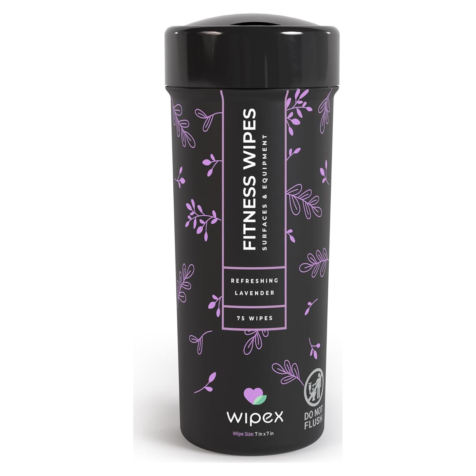 Toallitas Limpiadoras Wipex para Equipos de Gimnasio - 75 Unidades
