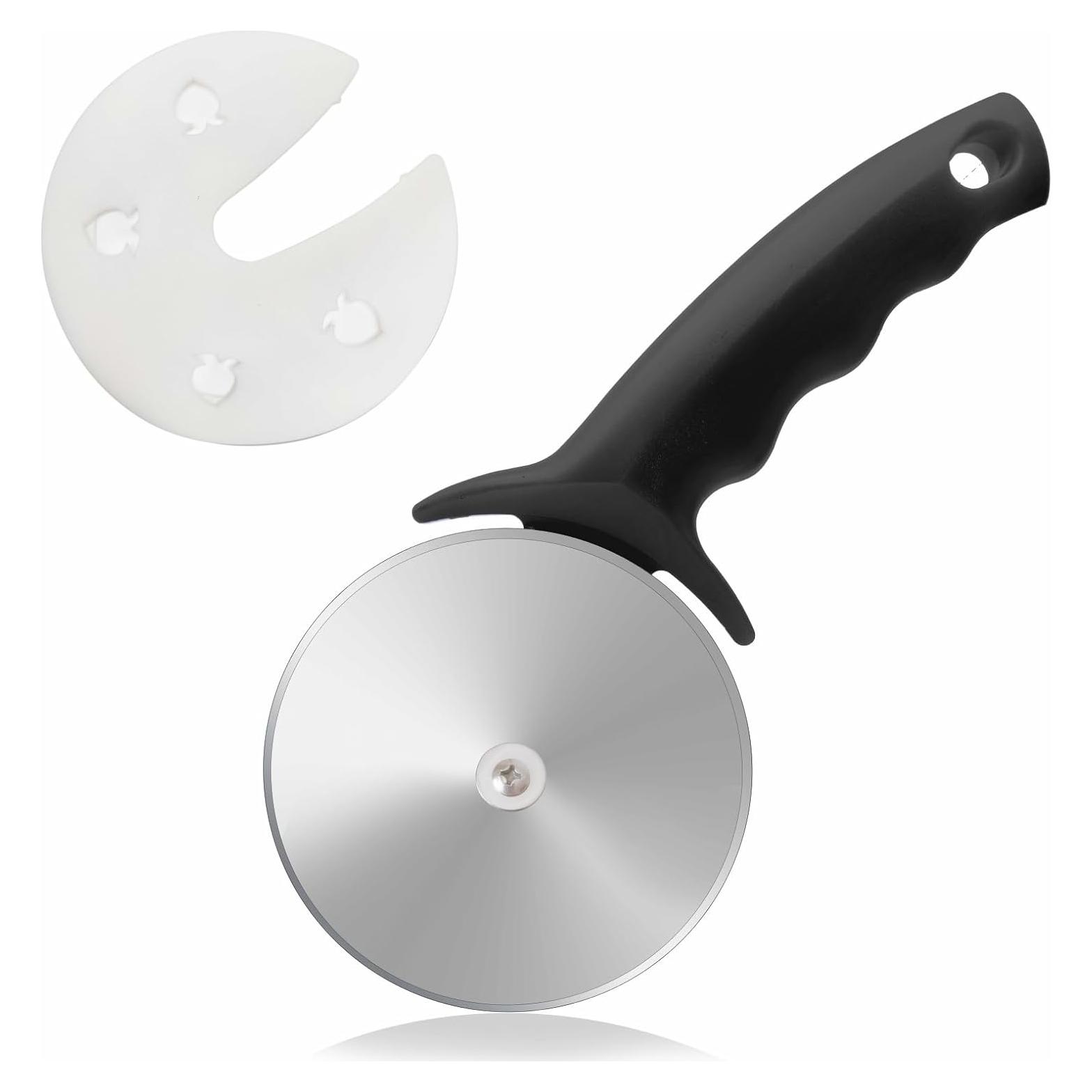 Cortador de Pizza HELEERON 10 cm Acero Inoxidable Ergonomico