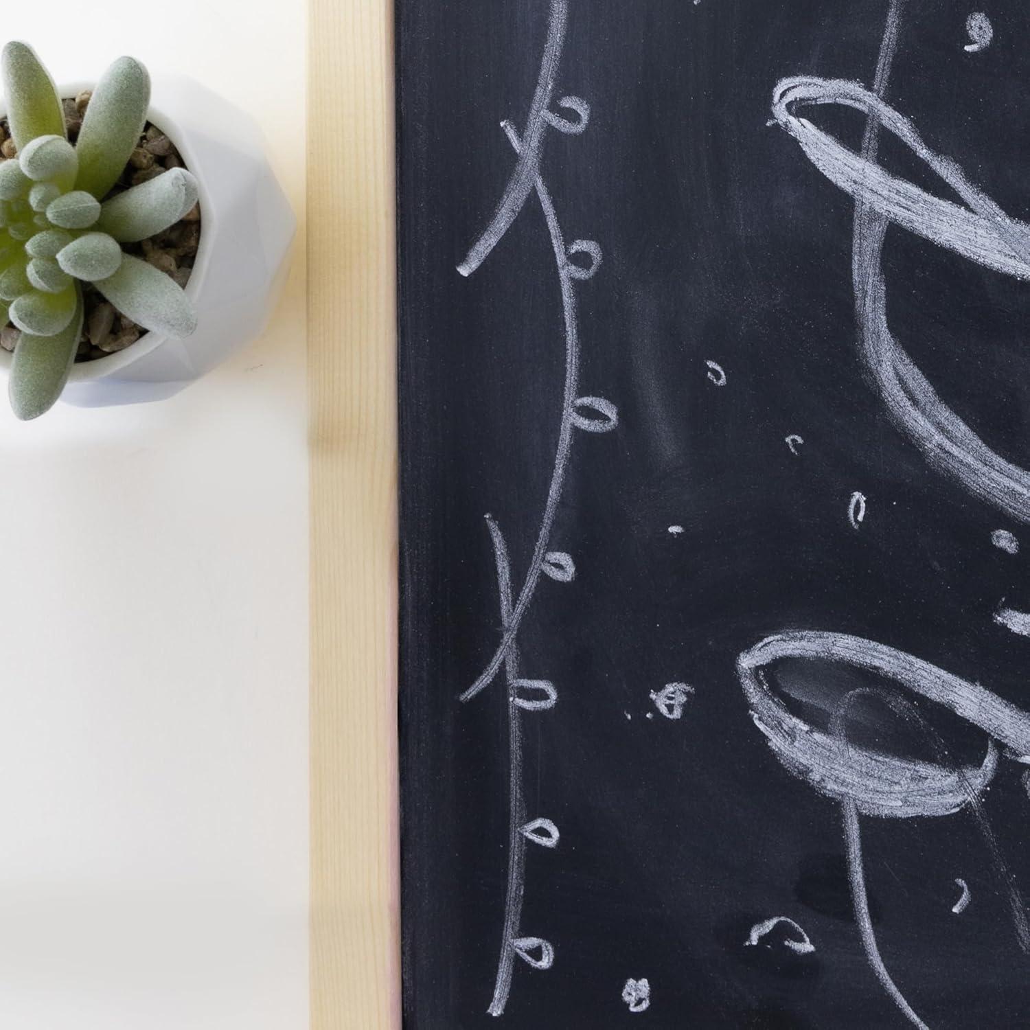 Tiza Blanca BAZIC para Pizarras - 24 Piezas, No Tóxica