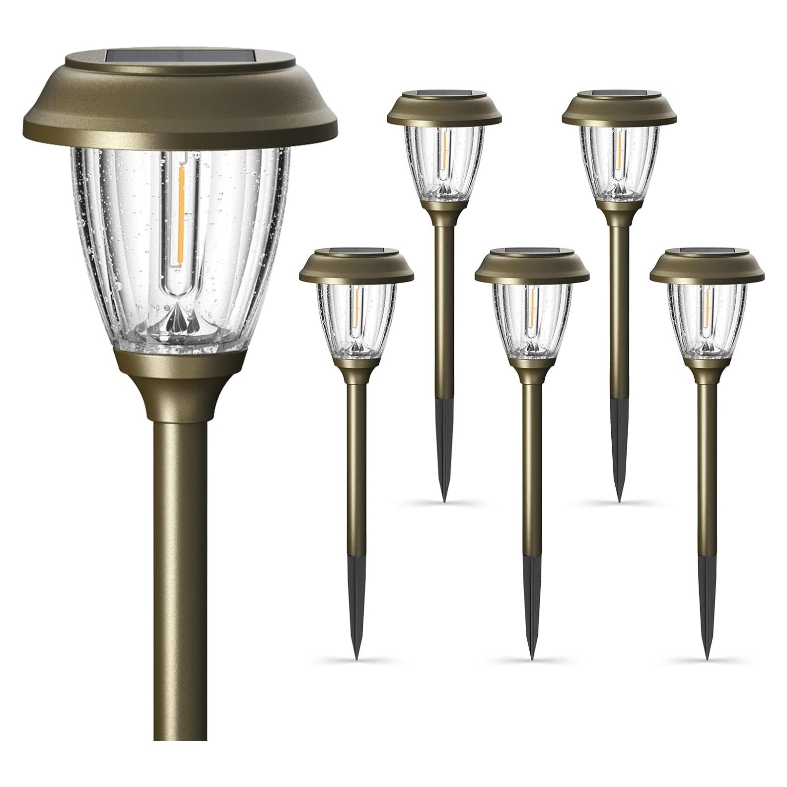 Luces Solares XMCOSY+ para Jardín 10/25 LM IP65 6 Piezas