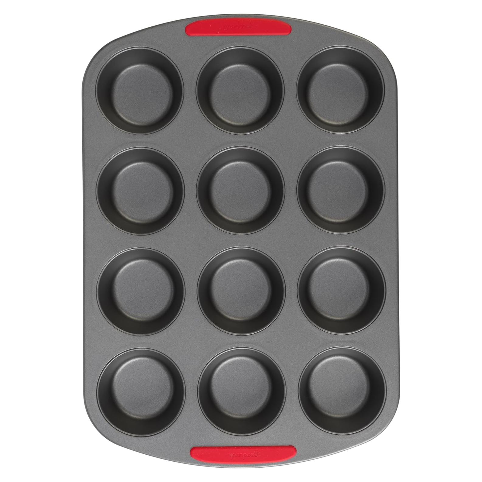 Molde para Muffins GoodCook MegaGrip 12 Tazas Antiadherente