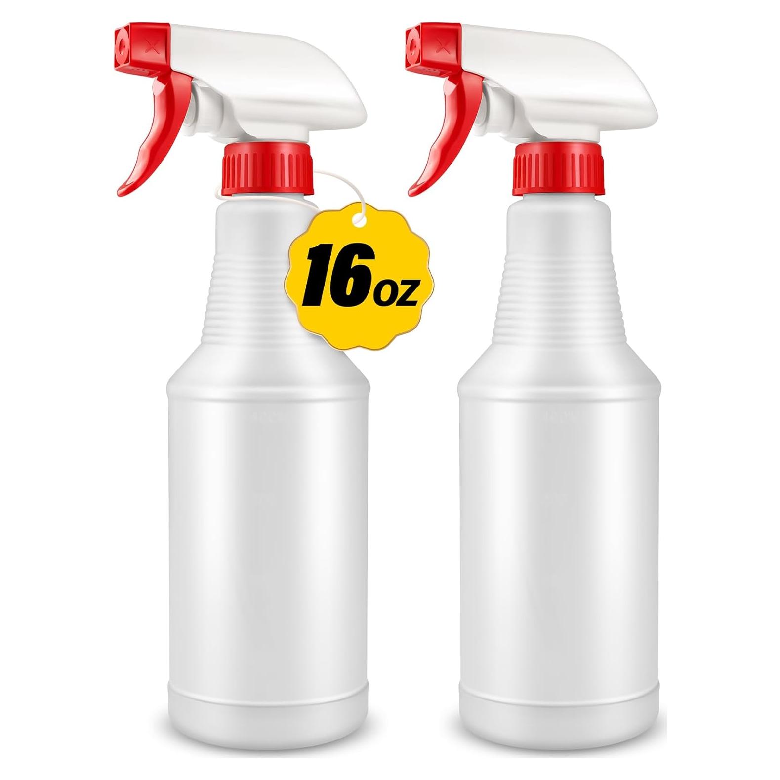 Botellas de Spray DIYSELF 16oz (473ml) Paquete de 2 Ajustables