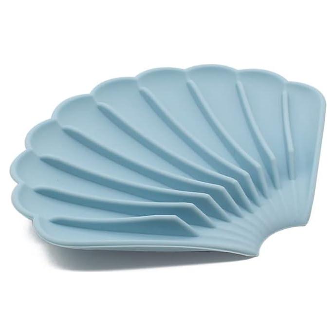 Alfombrilla de Jabón Antideslizante YGB - Silicona Azul Crema