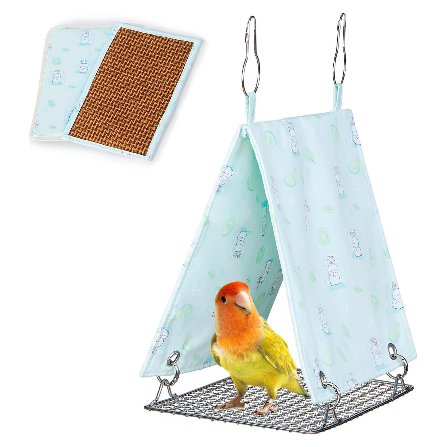 Nido Colgante para Pájaro Jevnd S - Hamaca Impermeable Verde