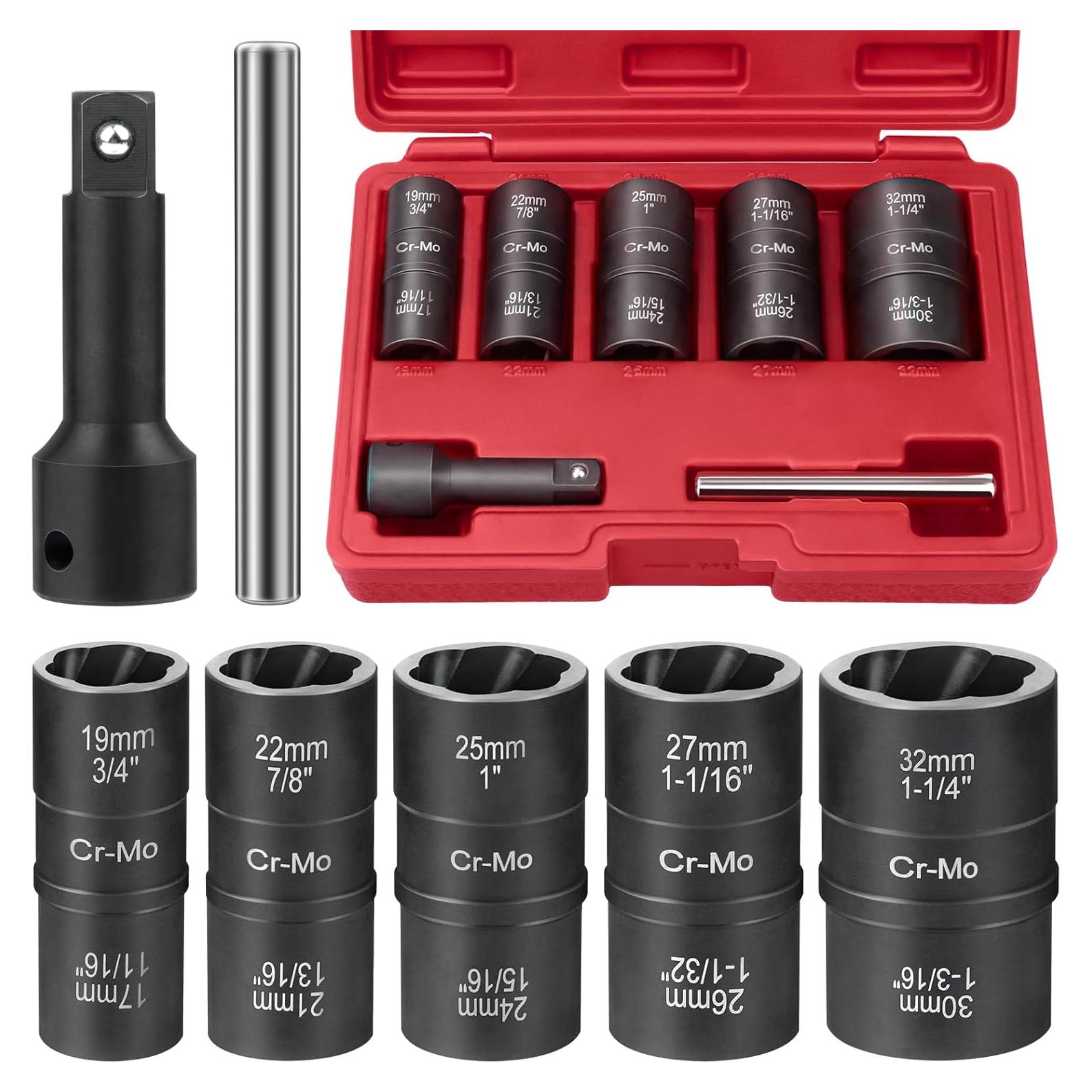 Juego de Herramientas de Extracción de Tuercas QIFITOOL 7 Piezas