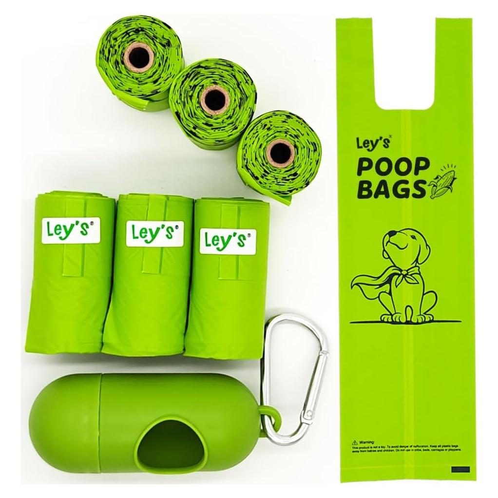 Bolsas Compostables para Perros Ley's 72 Unidades 9x16"