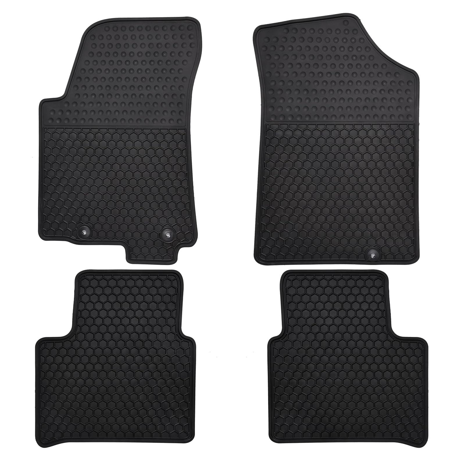 Alfombrillas de Piso Megiteller para Nissan Maxima 2016-2024 y Altima 2014-2015, Goma Lavable